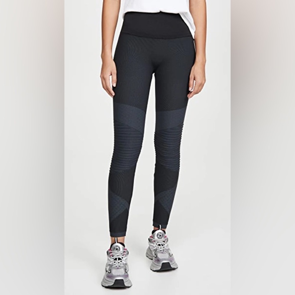 Spanx Look at Me Now Seamless Moto Leggings Indigo Sky